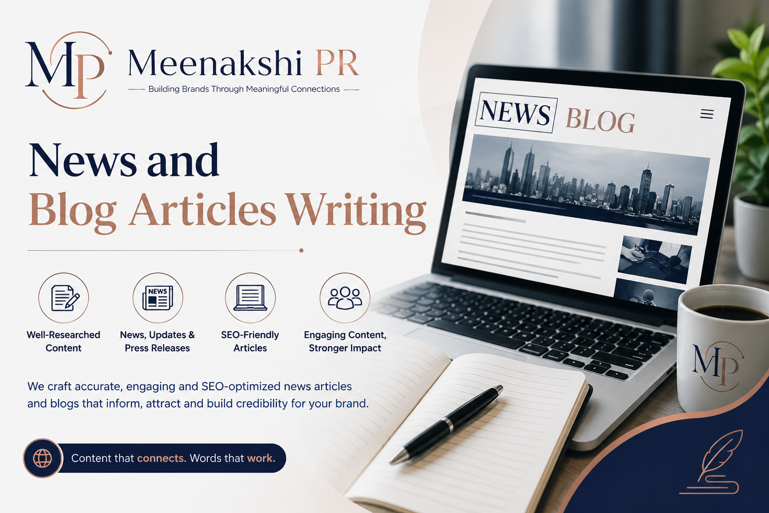 News and Blog Articles Writing Services by Meenakshi PR Services – SEO Content, News Writing and Professional Blogging